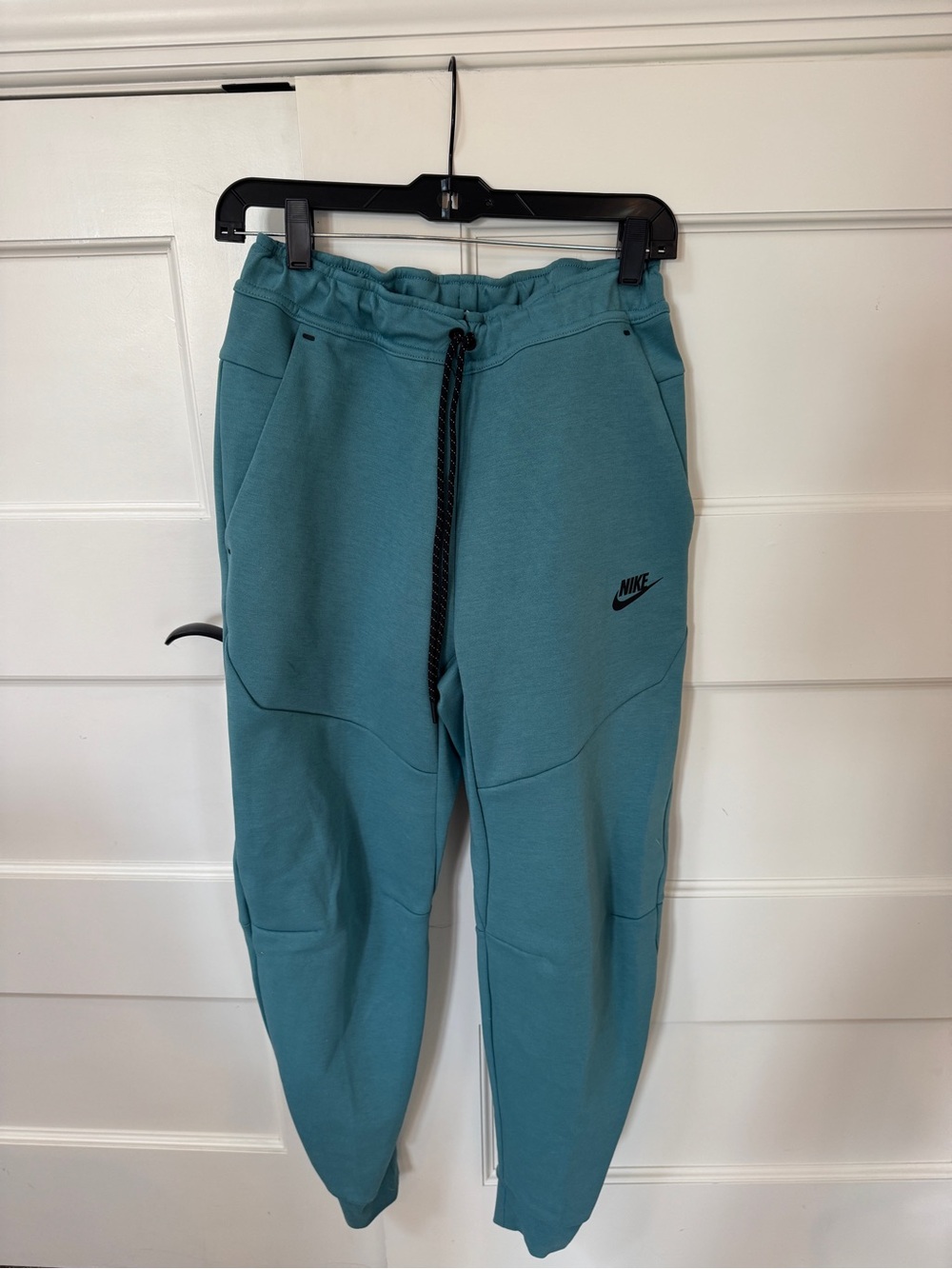 Nike tech Mens Teal Drawstring Joggers size small